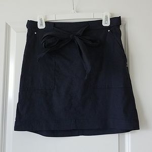 WHBM navy skirt size 2